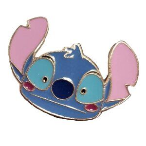 Disney Stitch Trading Pin Emoji Surprised Brooch Lapel Pin Accessories Jewelry